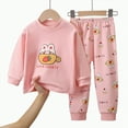 thumbnail image 4 of UAYOTSE Kids Toddler Pajamas Boys Girls Fleece Pajama Set Winter Warm Sleepwear Pjs Set Plush Tops+Pants Outfits Loungewear,Sizes 5-6 Years, 4 of 4
