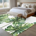 thumbnail image 5 of Monstera Area&nbsp;Rug 5x8ft Green Tropical Leaf Non-Slip&nbsp;Washable Square&nbsp;Rugs Soft Felt Indoor Floor Mat for Bedroom Kitchen Living Room Bathroom, 5 of 9