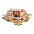 thumbnail image 5 of Kurt Adler 15-Inch Battery Operated 10-Light Tree With Village Scene, 5 of 7