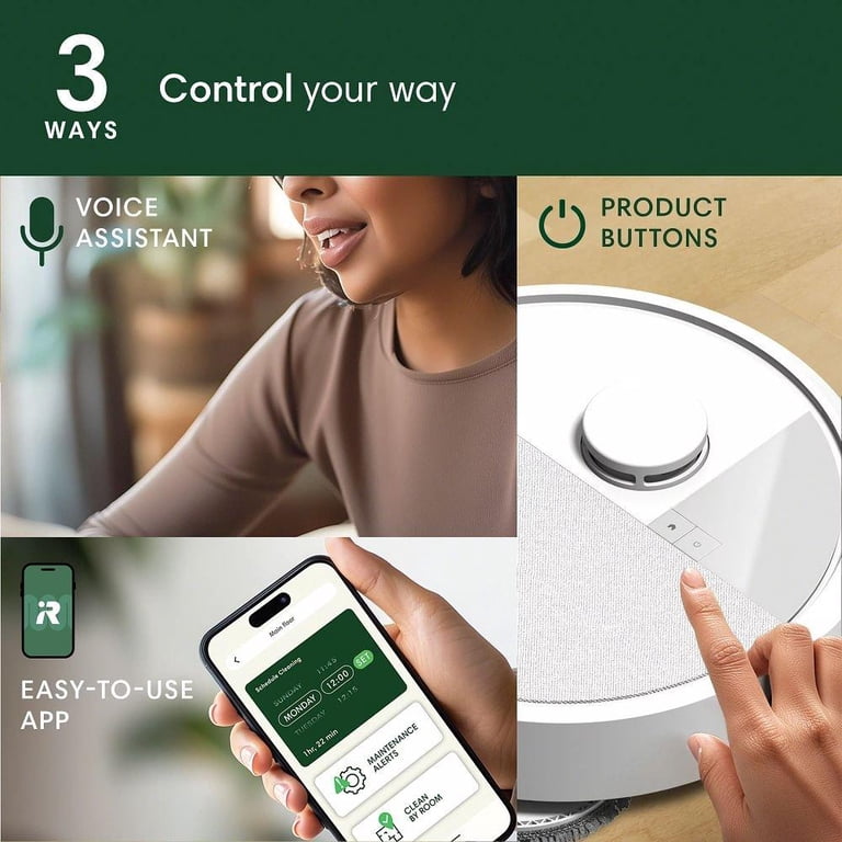 iRobot Roomba Plus 405 Combo Robot Vacuum & Mop + AutoWash Dock