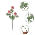 thumbnail image 4 of Artificial 3 Heads Roses Artificial Flower For Home Decoration, 4 of 8
