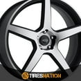 thumbnail image 4 of 22x9 Cragar 620MB Modern Muscle Blk & Machined Wheel 5x120 (40mm), 4 of 5