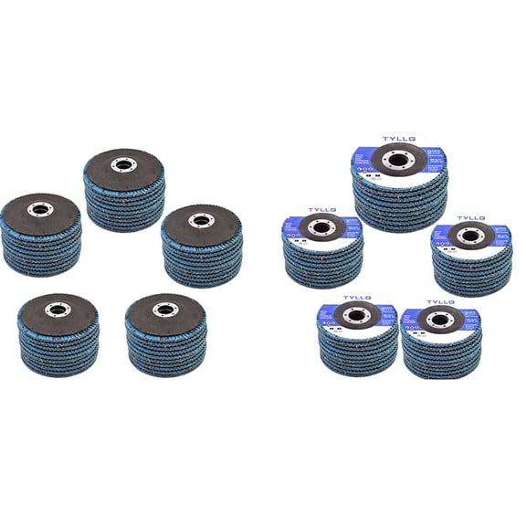 4.5inch x 7/8inch Abrasive Grinding Wheel, Flap Wheel, 80 Grit T29 Grade Zirconia, for Die Angle Grinder Grinding Wood, Plastic(100PCS)