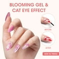 thumbnail image 4 of Gellen Gel Nail Polish, 6×8ml Natural 4 Effects Cat Eye & Blooming & Shimmer & Nude Gel Polish Set with Magnet, Soak off Nail Gel Kit At Home Salon Use, Orange Red Pink Series, 4 of 9