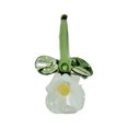 thumbnail image 1 of jifeng Mini Glass Flower Crafts Home Decor Floral Figurine for Indoor Summer, 1 of 9