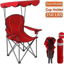 RIO Gear Hi-Boy Aluminum Canopy Chair Charcoal/Oxblood
