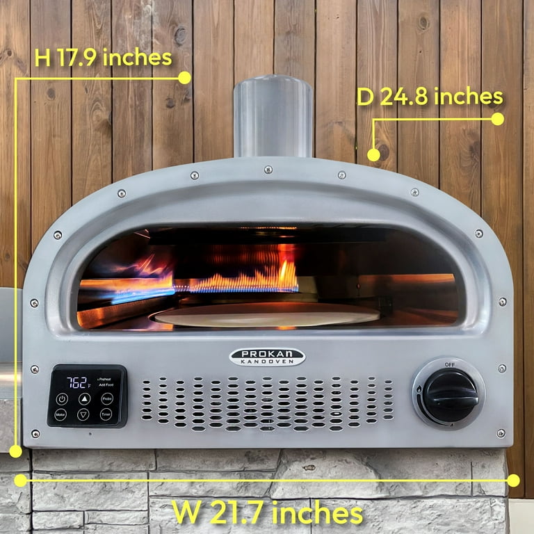 Prokan Kano 16 Inches 4-In-1 Outdoor Oven W/ Digital Temp Control