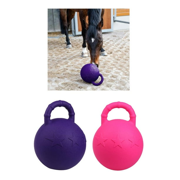 Soccer Ball for Horses Dogs, Heavy Duty Burst Horse Play Toy with