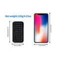 thumbnail image 2 of bedienty Mini Keyboard with Button Keys Handheld Size Small Receiver Strong Stability Smooth Pocket Keypad Home Laptop Smart TV 12.00*6.00*0.70cm 1Set, 2 of 6