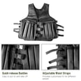 thumbnail image 3 of Adjustable Weighted Vest for Men Empty Workout Exercise Vest for Training Running Jogging Cardio, 3 of 8