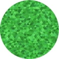 thumbnail image 1 of Ahgly Company Machine Washable Indoor Round Transitional Lime Green Area Rugs, 6' Round, 1 of 7