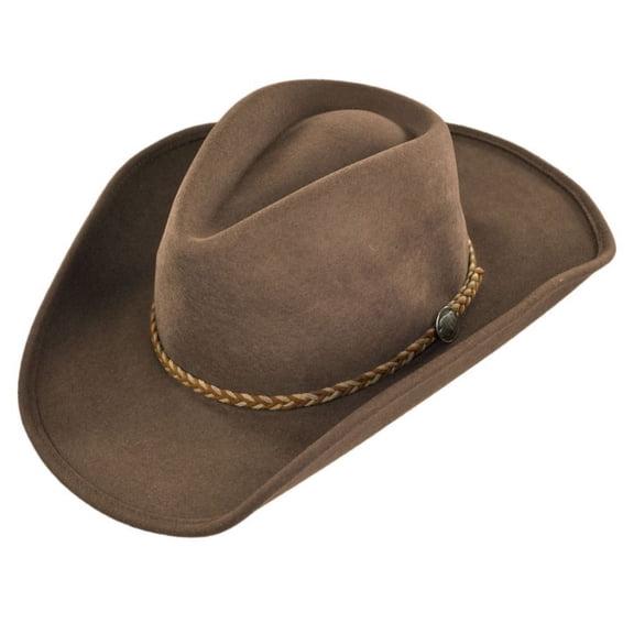 Stetson Men's Rawhide 3X Buffalo Felt Western Hat Mink 7