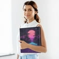 thumbnail image 6 of FORMRS 3 Ring Binder 1.5 inch with Pockets Clip Board 200 Sheets Capacity, Night Neon Road, 6 of 8