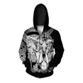 thumbnail image 4 of Ropa para hombre con estampado personalizado, moderna y versátil, nueva en sudaderas y sudaderas Sudadera con capucha cómoda y elegante, 4 of 5