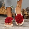 thumbnail image 2 of ibiyuan Platform Flip Flops for Women Platform Thong Sandals Non- Thick Sole Slippers Women Flexible Orthofeet Shoes for Women, 2 of 9