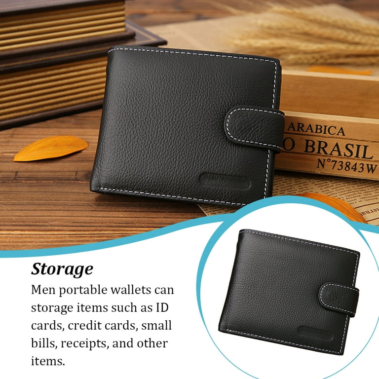 Youkk Jinbaolai Men Wallet Soft Leather Credit Card Holder Door Keys Storage Travel Purse Change Organization Fashion Coffee Other
