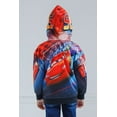 thumbnail image 5 of Disney Pixar Cars Lightning McQueen Little Boys Fleece Pullover Hoodie Red 6, 5 of 5