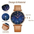thumbnail image 2 of A ALPS Woman Watches Simple Watch for Woman Analog Ultra Thin Minimalist Wristwatches with Leather Strap Gifts for Women, 2 of 7