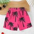 thumbnail image 6 of LIBRCLO Kids Swim Trunks Boys Quick Dry Shorts Boys Swim Trunks Summer Holiday Beach Shorts Casual Hawaiian Bathing Suits Size 12-13Years Hot Pink, 6 of 9