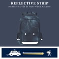 thumbnail image 5 of FORMRS Unisex School Backpack 17" Student Travel Bag with Laptop Compartment, Lightning Pattern, 5 of 7