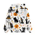 thumbnail image 5 of EnJoCho Girls Pullover Sweatshirt - Halloween Ghos𝗍 Pumpkin Print Hoodie for Toddler Girl Little Girls Teen Girls, Long Sleeve Casual Hooded Top for Fall Winter School Holiday Outfit, 5 of 5