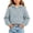 Gray, variant on Girls Fleece Hoodie Short Cropped Pullover Sweatshirt White-A 14-15 Years