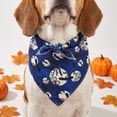 thumbnail image 6 of 1 Pcs Halloween Dog Bandanas, Triangle Dog Scarf Pumpkin Spider Bat Ghost Pet Bandana Bibs Handkerchief For Small Medium Large Dogs Puppy Halloween Holiday Birthday Party Supply, 6 of 7
