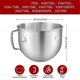 thumbnail image 4 of KitchenAid 7 quart stainless steel mixer bowl, 4 of 5