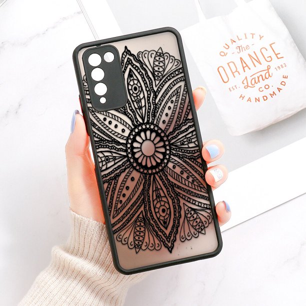 Funda dura mate con Mandala para Huawei Honor 50 SE 60 Pro 8X 10X Lite 30 20 9A Fivean unisex