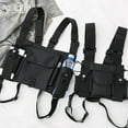 thumbnail image 4 of Storage Bag, Furenl Croogo Chest-Mounted Walkie Talkie Vest Two-Handed Two-Way Radio Front Bag Hip Hop/Sling Bag, 1*Bomb Belt, 4 of 5