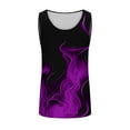 thumbnail image 4 of zfhfof Mens Funny Tank Top Novelty 3D Flame Pattern Printed Sleeveless Muscle T-Shirts Quick Dry Casual Graphics Workout Athletic Tees, 4 of 5