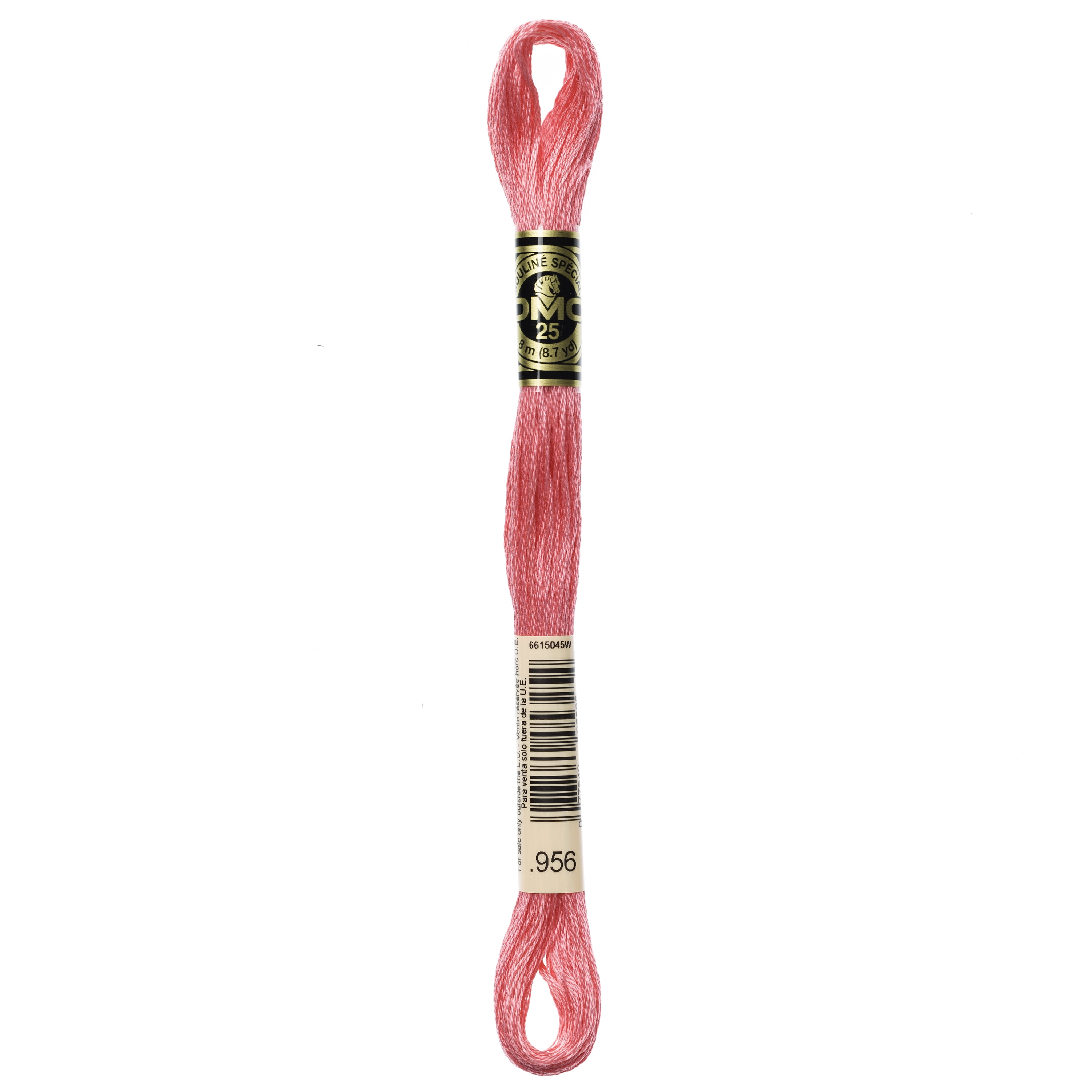 (2 pack) DMC Mouline 117-956 Bulk Buy Six-Strand Embroidery Thread 8.7-Yards Geranium