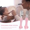 thumbnail image 3 of MasteelfCA 1 Set Animal Spoon Fork Kit Children Stainless Steel Tableware Student Cutlery, 3 of 8