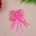 thumbnail image 1 of Caja de dulces para suministros de boda, 200 piezas, caja de regalo, decoración, flor, borde dorado, rosa, lazo de mano, trompeta, 15 mm, 1 of 5