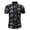 Black, variant on Floenr Mens T Shirts,Mens Casual Short Sleeve Printing Cardigan Turn-Down Collar T-Shirt Blouse Tops