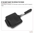 thumbnail image 4 of IFANLANDOR Non-stick Sandwich Frying Pan Iron Kitchenware Meal Preparation 1Pcs, 4 of 8