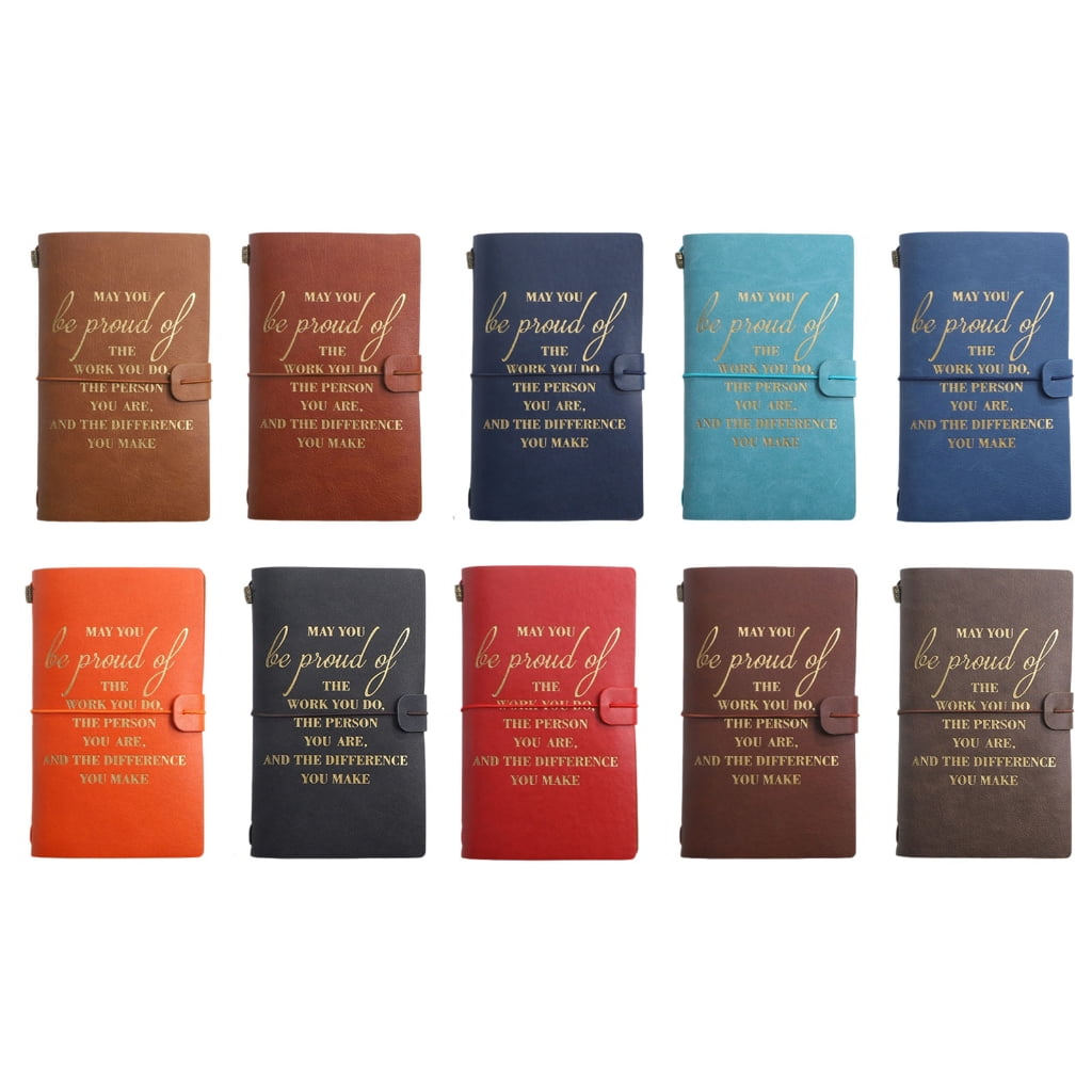 A6 Business Notebook Creative Notebook Meeting Notepad PU Cover Journal Notebook