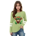 thumbnail image 4 of AUNVITO St. Patrick's Day Fashion Cute Printed Casual Long Sleeve Tops for Boys and Girls, 4 of 5