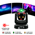 thumbnail image 2 of Cabeza Movil Laser SMR PRO Mystik Luz Estrobo DMX DJ, 2 of 5