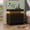 Black, variant on Cubehom LED Bedside Table, 2-Drawer Modern Nightstand with Storage, White End Side Table for Living Room and Bedroom Furniture