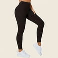 thumbnail image 4 of Leggings with Pockets for Women High Waisted Tummy Control Workout Hip Lift Yoga Pants Activewear Soft Stretchy Athletic Casual Yoga Pants, 4 of 6