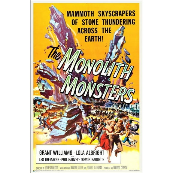 The Monolith Monsters Classic Movie Mini Poster 11" x 17"