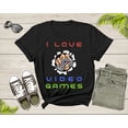 thumbnail image 2 of I Love Video Games Gamer Player Computer Game Controller T-Shirt Gamer Game Lover Gift T Shirt for Men Women Kids Boys Girls Teens Tshirt, 2 of 8