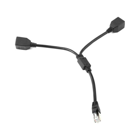 RJ45 Splitter Adapter 1 to 2 1 to 3 Ways CAT 7 6 5 LAN Ethernet Cable Connector #2 (1 to 2 way adapter)