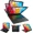 Black, variant on Wireless Keyboard Case for iPad Air 13 inch M4 2026 M3 2025 M2 2024, iPad Pro 12.9 6th 5th 4th 3rd Gen 2022 - 2018, Trackpad, 360° Rotatable, Wireless Keyboard Cover, Rainbow Backlits with Pen Holder