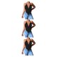 thumbnail image 1 of Sonducket Chaleco Casual Correa de espagueti Camisola Estética Sin mangas Crop Top Verano Fiesta de luna de miel Ropa de moda Negro L Negro L 3piezas Sonducket CBP228823, 1 of 6