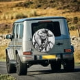 thumbnail image 4 of Kdxio Capybara Riding Bicycle for Tire Cover Wheel Protectors Tyre Covers Weatherproof Wheel Covers Universal Fit for Trailer Rv SUV Truck Camper Travel Trailers 16 inch, 4 of 5