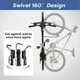 thumbnail image 5 of 4 PACK Swivel Bike Rack Garage Wall Mount Bike Hangers for Garage Bike Rack Bicycle Storage Vertical Bike Rack, 5 of 8