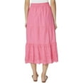 thumbnail image 2 of Jones New York Womens Cotton Tiered Midi Skirt, 2 of 2