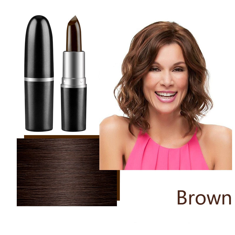 1pcs Fast Temporary Hair Coloring Pen Stick Rapid And Lasting Coverage